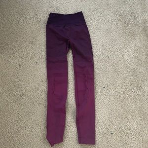 lululemon leggings purple size 2